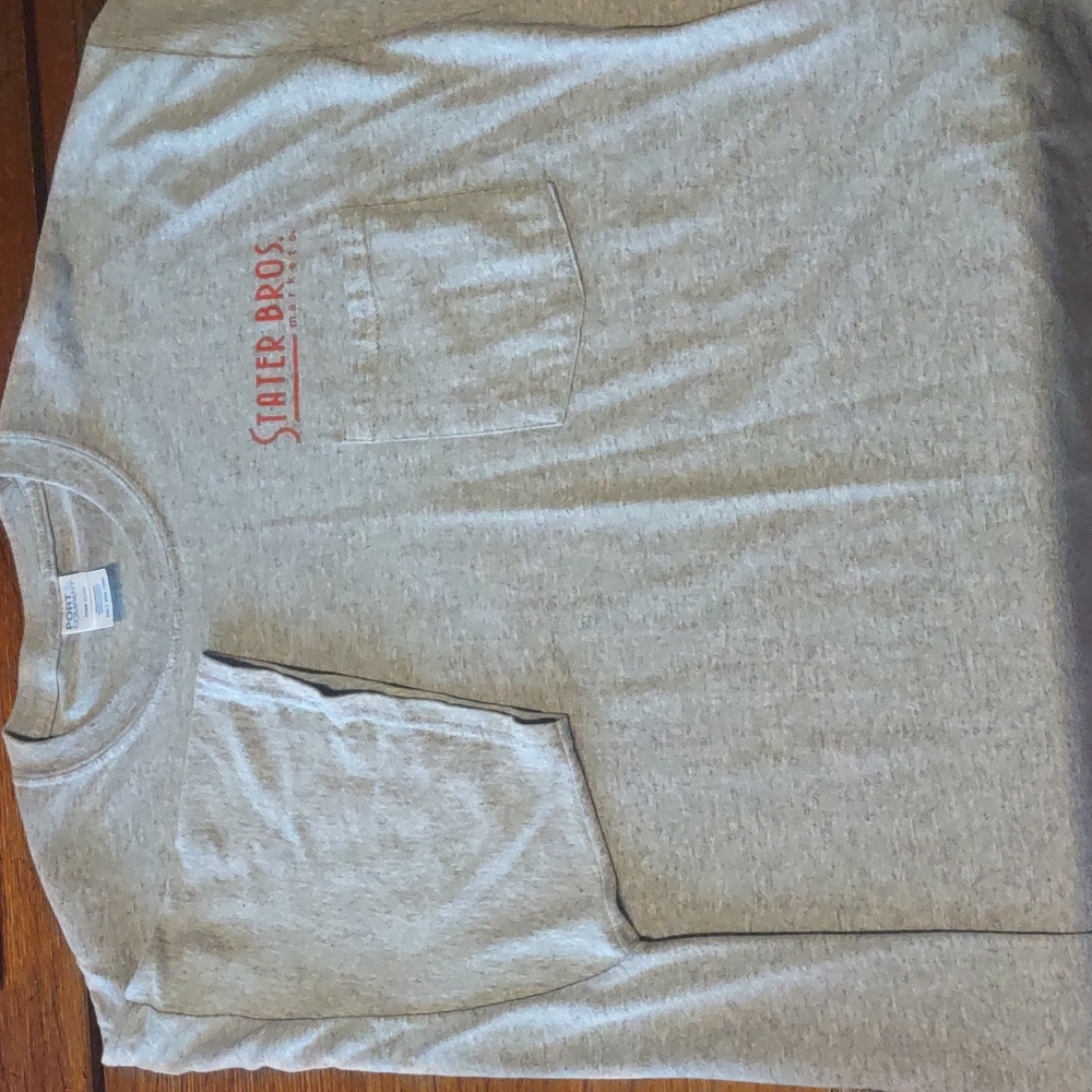 Grey cotton/poly t-shirt - Picture 1 of 5